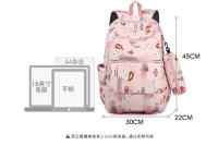 Mochila escolar para niñas Bolsa de libros linda y ligera de gran capacidad - details 2