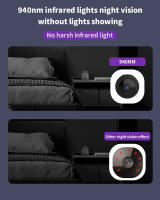Minicámara inteligente de seguridad para el hogar, cámara web de 1080P con WiFi, visión nocturna, detección de movimiento, Monitor de videovigilancia secreta - details 3