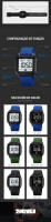 SKMEI-reloj deportivo Digital para hombre, cronógrafo militar con alarma, resistente al agua, pantalla LED, resistente al agua, 5Bar - details 6
