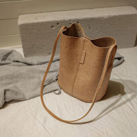 Bolso de hombro Vintage de gran capacidad para mujer, bolso cruzado informal de cuero PU, Color sólido, bolso de compras con asas - details 2
