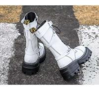 Trabajo impermeable senderismo combate cordones botas de tacón bajo, botines - details 14