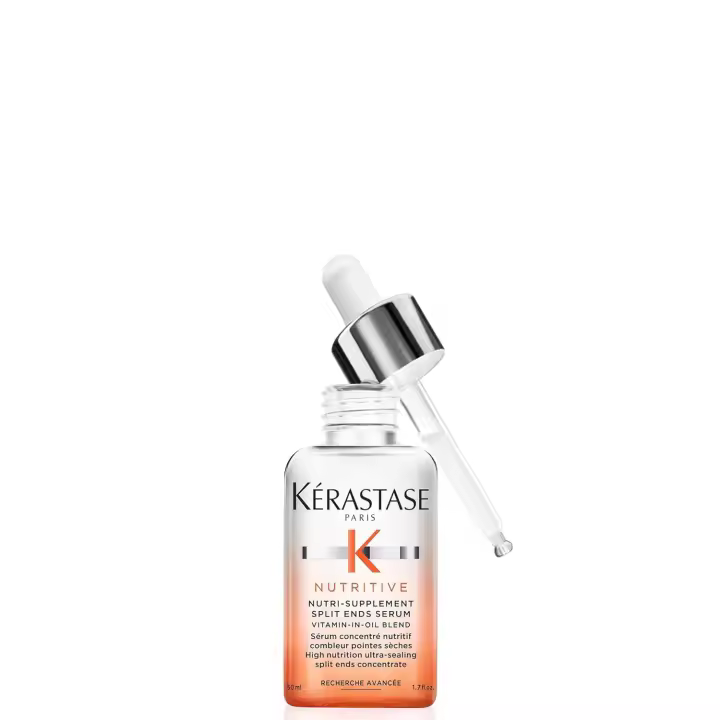 Hot KÉRASTASE Nutritive, suero para el cabello con puntas abiertas para cabello seco, tratamiento nutritivo con aceite sin enjuague, fórmula ultra selladora con - 1
