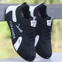 Zapatos deportivos impermeables de cuero para hombre, calzado de viaje - details 1