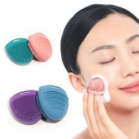 Limpiador de Maquillaje de Cepillo de Silicona Herramienta de Cuidado de la Piel Facial para Limpieza Positiva y Negativa - details 0