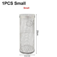 Cesta de Barbecue de Acero Inoxidable para Camping al Aire Libre con Malla de Alambre y Garfork Portátil Herramientas de Barbacoa Redonda - details 2