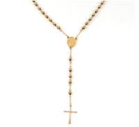 Rosario dorado grueso chapado en oro de 18 quilates para hombres Y mujeres, collar en Y, 1 pieza - details 3