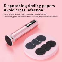 Removedor de callos eléctrico, lima de pies profesional, máquina de pedicura, talón recargable, eliminación de piel muerta agrietada, papel de lija para pies, exfoliante - details 6