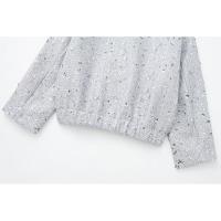 BUNO-Chaqueta Bomber con Lentejuelas para Mujer Otoño Nuevo Cuello Redondo Manga Larga Bolsillo con Solapa Lentejuelas Hilos Metálicos Decorados Estiramiento Interior Dobladillo Chaqueta Abrigo Mujer Ropa De Abrigo Elegante - details 13