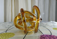 Figuras de bolas de cristal para decoración del hogar, adorno moderno, regalo de recuerdo, decoración de habitación hecha a mano de cristal, decoración navideña para oficina - details 5