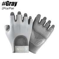 Guantes de ciclismo antideslizantes para mujer, manoplas finas y transpirables de medio dedo para gimnasio, levantamiento de pesas, Yoga, culturismo y entrenamiento, 1 par - details 18