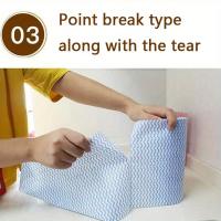 Toallitas de limpieza desechables para cocina y baño, paño de limpieza práctico y efectivo para platos y superficies, 50 unidades por rollo - details 4