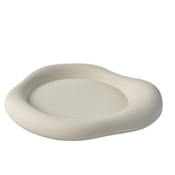 Posavasos de silicona antideslizante con forma de nube, posavasos nórdico a prueba de calor para café, bandeja de almacenamiento decorativa gruesa para escritorio, 2 uds. - 1