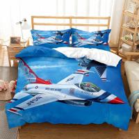 Funda de Avión de Combate Nórdico Tamaño King/Queen Juego de Cama Volador para Niños, Adolescentes y Niños Funda de Edredón Moderna y Fresca - details 10
