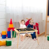 Arena de Juegos de Doble Cara Plegable con 2 Contenedores, 2 Taburetes y 2 Tapas - details 6