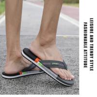 Zapatillas de hombre de alta calidad, zapatillas informales de moda para interiores, zapatillas de espiga, chanclas transpirables de playa para verano y exteriores, Zapatillas de casa - details 7