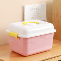 Caja de Almacenamiento de Plástico Extra Grande Caja de Almacenamiento de Juguetes de Gran Capacidad para Dormitorio - details 1