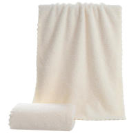 Toalla de Microfibra de Coral Doble Cara Secadora de Agua Absorbente para Baño Suave - details 10