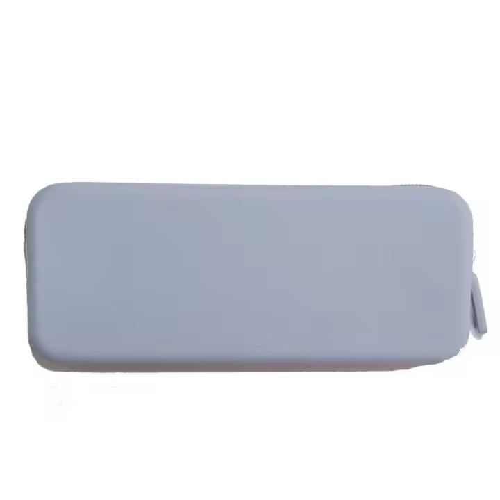 Morandi Color bolsa de cosméticos de silicona monedero de gran capacidad bolsa de almacenamiento multifunción rectángulo soporte para brochas de maquillaje - 1