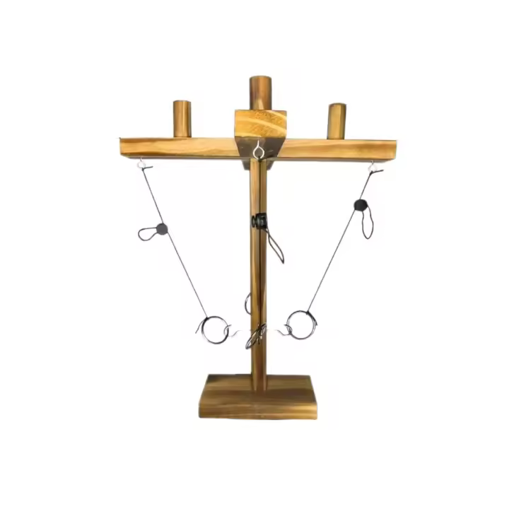 Juego de lanzamiento de anillos de madera, perfecto para la construcción de equipos de la empresa, reuniones familiares, actividades entre padres e hijos, competición de amigos, Etc. - 1