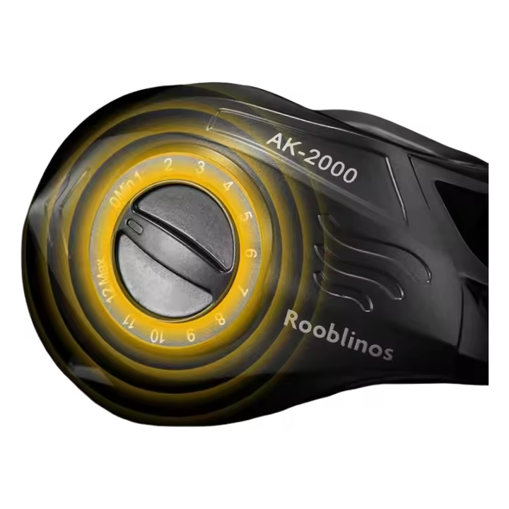 Carrete De Pesca AK-2000 Baitcasting Alta Velocidad Equipo De Pesca Ligero Manivela Izquierda Para Agua Dulce Y Salada - 1