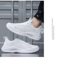 Zapatos informales para hombre, suela MD de gran tamaño, parte superior de malla transpirable, nuevos zapatos deportivos cruzados para caminar y correr - details 10