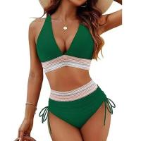 Traje de baño sexy para mujer, traje de baño de bikini de dos piezas con cintura adelgazante, superventas - details 29