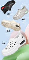 Sandalias Gruesas de Suela con Agujero para Hombres y Mujeres Moda de Playa, Deportes de Ocio, Temperamento Versátil, Pisando Caca - details 7
