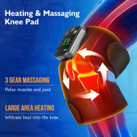 -terapia de vibración eléctrica para rodilla, codo, pierna, artritis, masaje, fisioterapia, alivio del dolor articular, envoltura caliente, rodillera - details 4