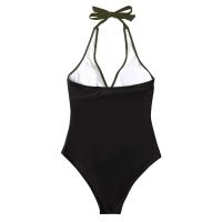 Circy Traje de Baño de Un Pie sin Espalda con Estampado de Leopardo Bikini de Encaje para Mujeres - details 22