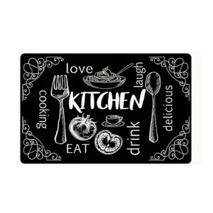 Alfombra de cocina muy absorbente, protección de suelo, impermeable, a prueba de polvo, gruesa, antideslizante, decoración del hogar - 1