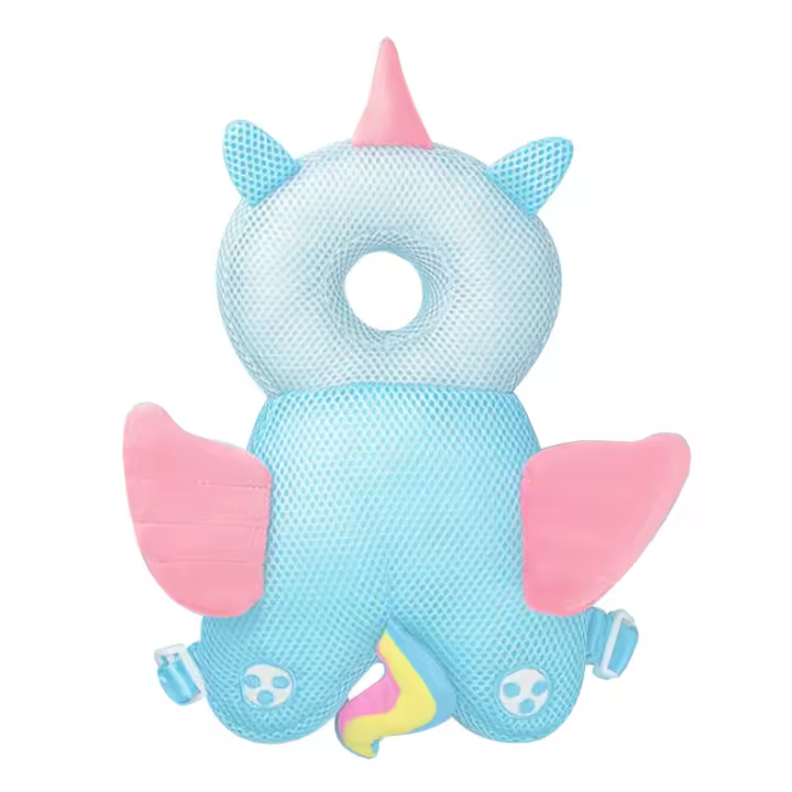 Protector de pelo de Bebe 1-3T, juguete de seguridad para evitar los daños en la espalda, Alero de seuridad de dibujos animados de Angel Bee - 1