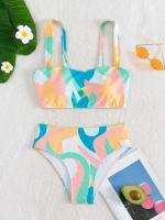 Bikini de cintura alta, Tre 2025 para mujer, conjunto de Bikini Bandeau Sexy para mujer, Tre de natación de playa brasileño para mujer - details 2