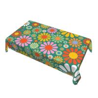 Mantel rectangular Hippie wer para fiesta, manteles impermeables para mesa de comedor, cocina, decoración del hogar - details 152