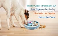Puzle interactivo para perros, alimentador lento, aumento de comida, juguetes para entrenamiento de inteligencia intelectual, rompecabezas para tratar a perros - details 10