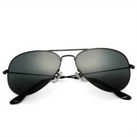 Gafas de sol retro clásicas, aviador con montura de metal y lentes de vidrio, para hombres, mujeres, deportes al aire libre - details 5