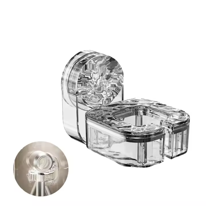Estante de Secado de Cabello de Plástico Blanco Utensilios de Baño - 1