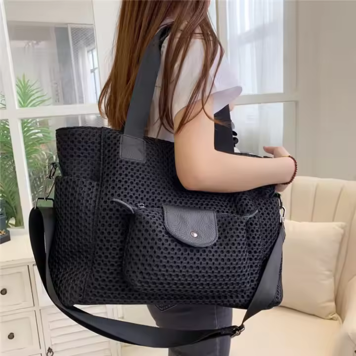 Nuevo bolso de mujer versión coreana tela Oxford ligera bolsa de viaje de corta distancia malla bolso de hombro de gran capacidad - 1