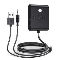 Receptor de Audio con Bluetooth 5,4 para coche, adaptador de música estéreo HiFi AUX de 3,5mm, compatible con reproducción de disco en U USB, con micrófono para altavoz con cable - details 10