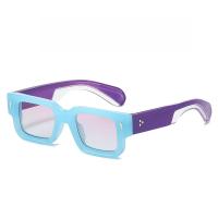 Gafas de sol cuadradas de color naranja de alta calidad a la moda para mujeres y hombres 2025, gafas de sol gruesas, gafas clásicas. - details 0
