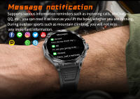 2024 Nuevo reloj inteligente para hombres 1,85 pulgadas 360*360 HD AMOLED pantalla táctil completa, reloj de trayectoria GPS, brújula,100 + modo deportivo, Impermeable,710mah, oxígeno en sangre, reloj deportivo de llamada Bluetooth Para iOS y Android - details 10