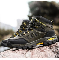 Zapatos de senderismo de alta calidad para hombre, zapatillas deportivas antideslizantes para senderismo y montaña, botas de escalada informales - details 9