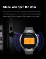 Reloj inteligente DK56 con Bluetooth, brújula de llamada, NFC, asistente de voz, SOS, detección de temperatura y ritmo cardíaco, modo deportivo, novedad de 2025 - details 19