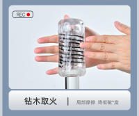 Juguetes sexuales, Masturbador manual con forma de copa de avión para hombres en espiral, productos para adultos - details 9