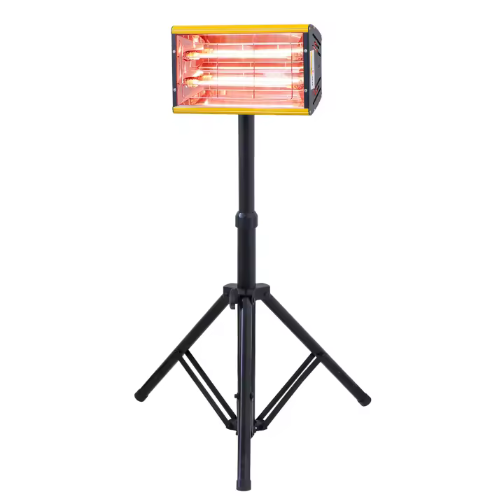 Lámpara de Cureño Infrarrojo DATOU BOSS de 2000W Calentamiento de Ondas Cortas para Pintura de Coche con Soporte Elevable - 1