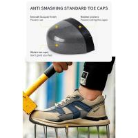 Zapatos de trabajo con punta de acero para hombre, botas indestructibles a prueba de pinchazos, calzado de seguridad ligero - details 10