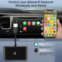 Adaptador inalámbrico CarPlay con cable a inalámbrico, Dongle Carplay para Apple IPhone, WiFi, actualización en línea, adaptador inalámbrico CarPlay B - details 3