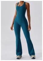 Traje de Yoga para Mujer con Almohadilla de Pecho Aéreo Sin Mangas de Ballet Danza Fitness Deporte Gimnasio Ropa Deportiva Material Exterior de Nylon Temporada Primavera/Verano - details 8