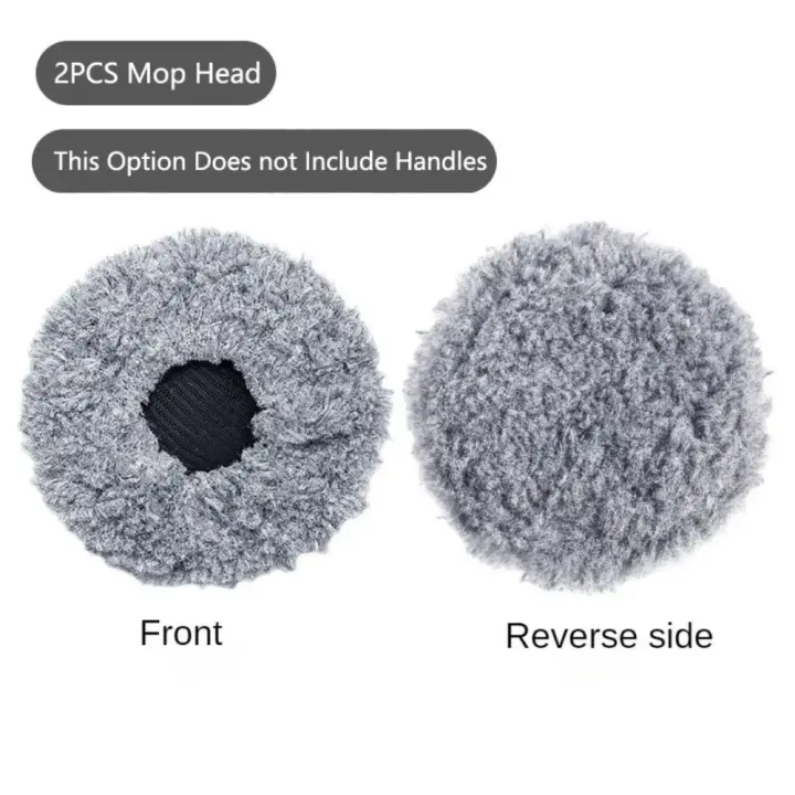 Fregona para lavadora de coches, cepillo de espuma para lavado, cabezal de doble cepillo, mantenimiento de limpieza de ventanas de techo, fregona telescópica de tres secciones, accesorios para coche - 1