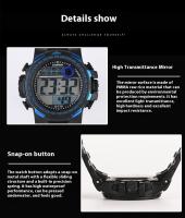 SHUNWAY Shengwei Reloj de tendencia de moda para deportes al aire libre para estudiantes electrónico multifuncional luminoso resistente al agua - details 9