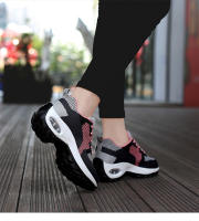Zapatillas de moda para mujer Zapatillas de malla transpirable con amortiguación de aire Zapatos casuales con aumento de altura para mujer - details 6